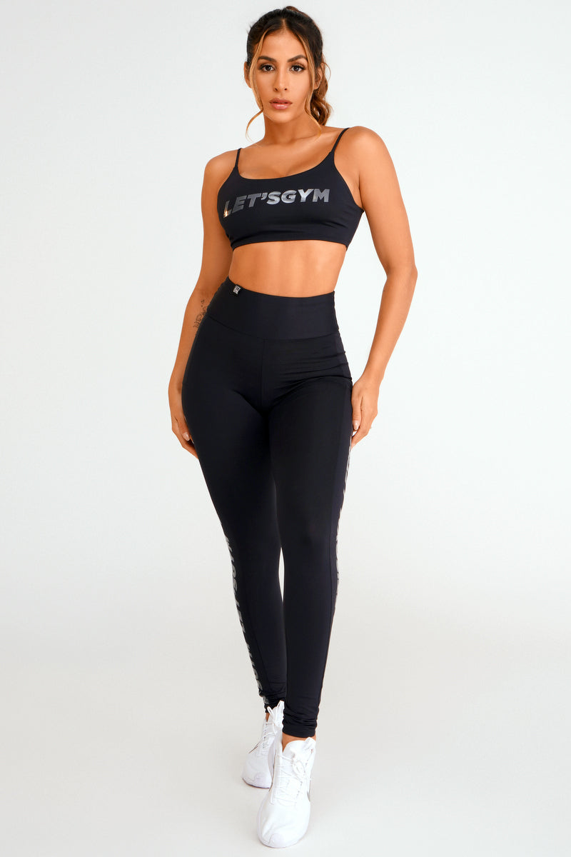 Conjunto Basic Preto Lets Gym